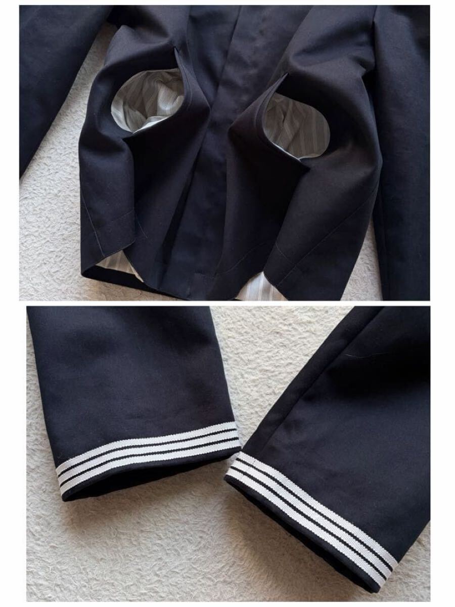 [.. выходить ощущение роскоши превосходный товар ] Brooks Brothers черный флис блузон жакет хлопок темно-синий M размер высший класс Tom Brown 