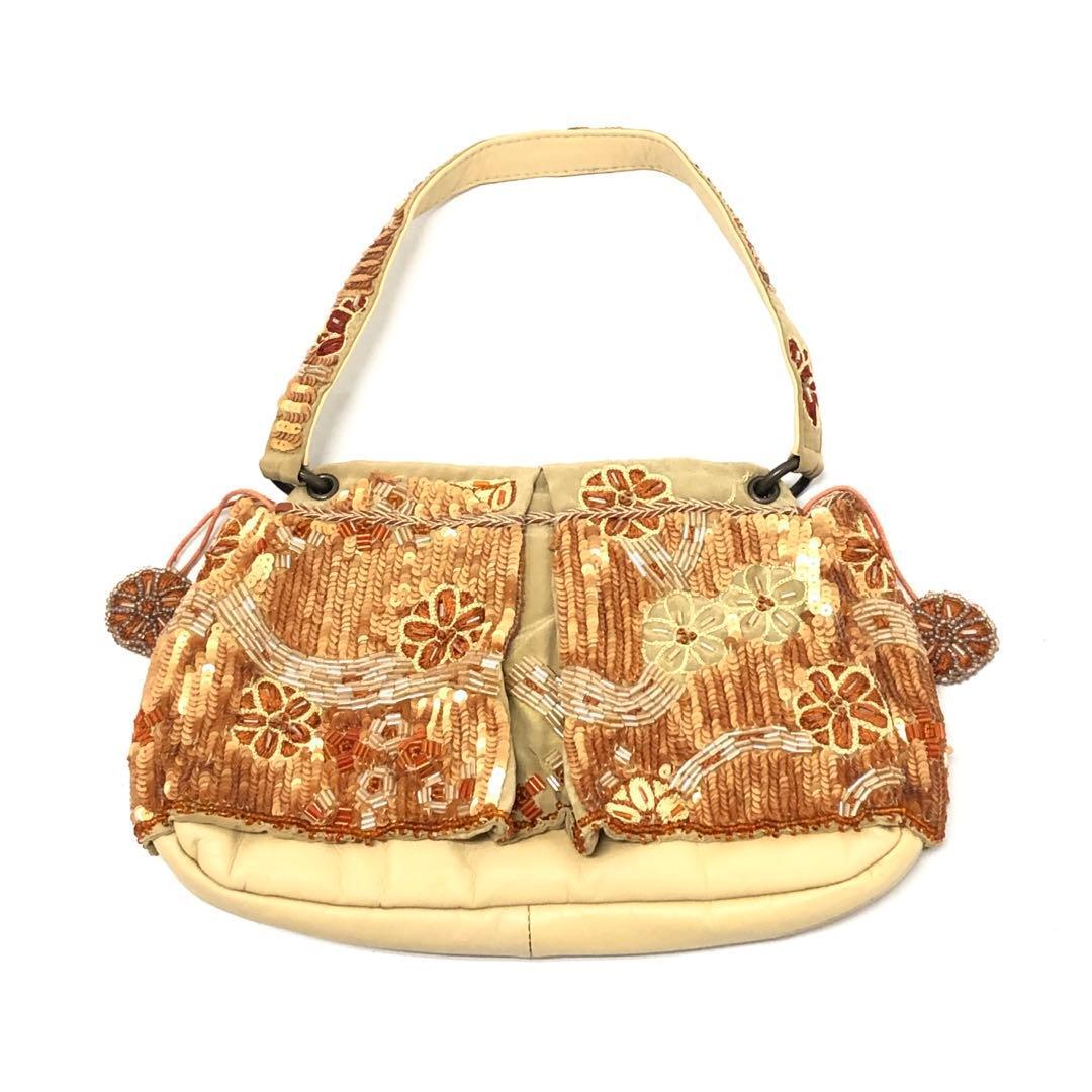 75◆CO/Jamin Puech ビーズ ハンドバッグ 111005_画像1