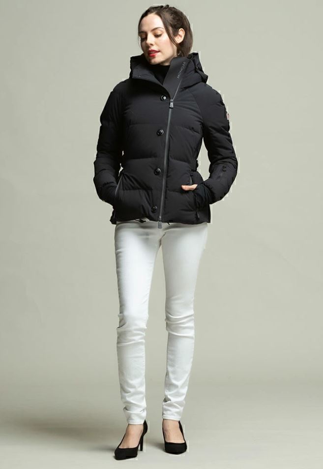 モンクレール グルノーブル ナイロン ダウン ジャケット ブラック 国内正規品 レディース MONCLER #A2_画像4