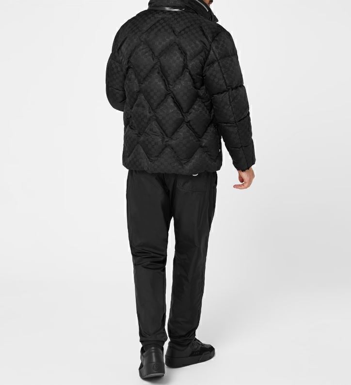 22AW モンクレール モノグラム ダウン ジャケット ブラック 国内正規品 MONCLER #A4_画像4