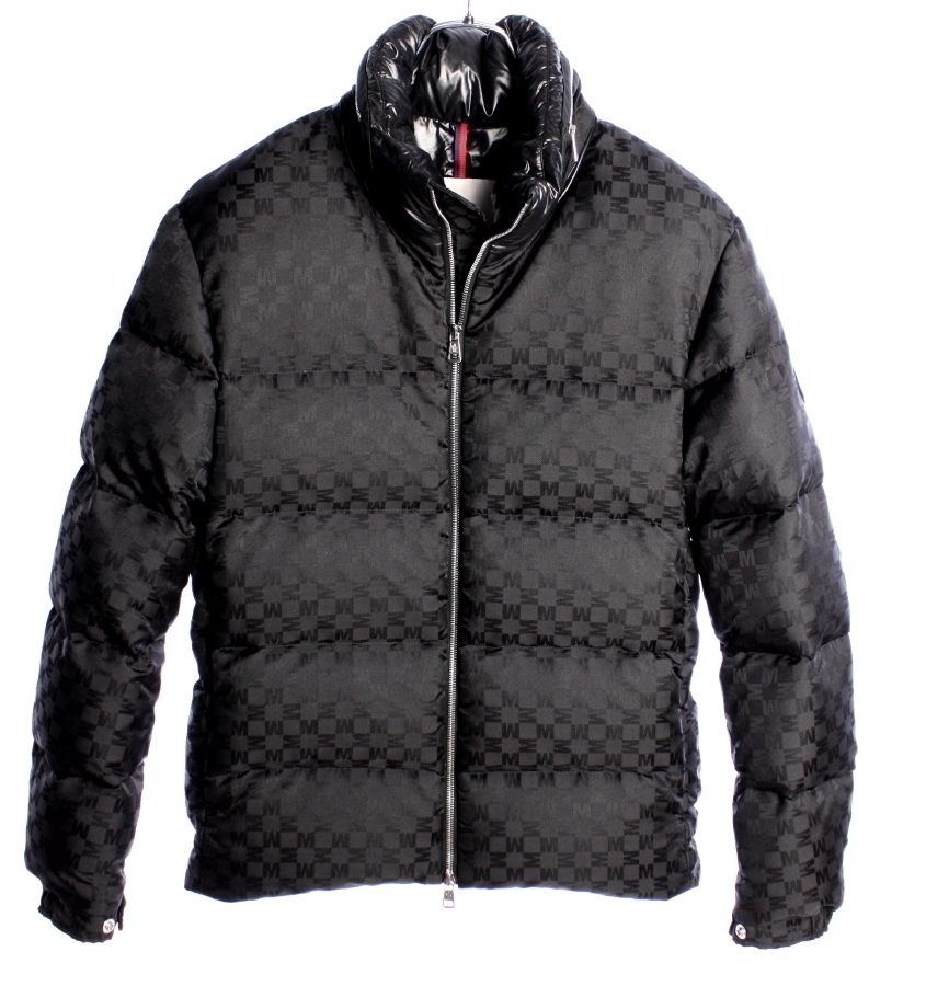 22AW モンクレール モノグラム ダウン ジャケット ブラック 国内正規品 MONCLER #A4_画像1