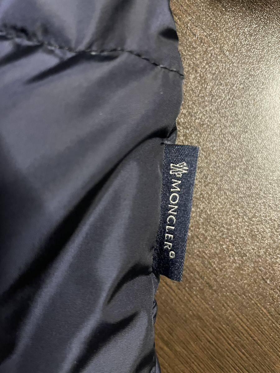 モンクレール フォックスファー ナイロン ダウン コート　ネイビー　レディース　 国内正規品　MONCLER　#B3_画像3