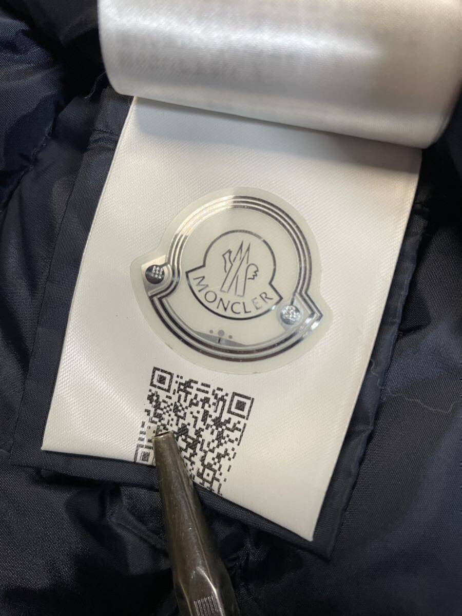 モンクレール フォックスファー ナイロン ダウン コート　ネイビー　レディース　 国内正規品　MONCLER　#B3_画像7