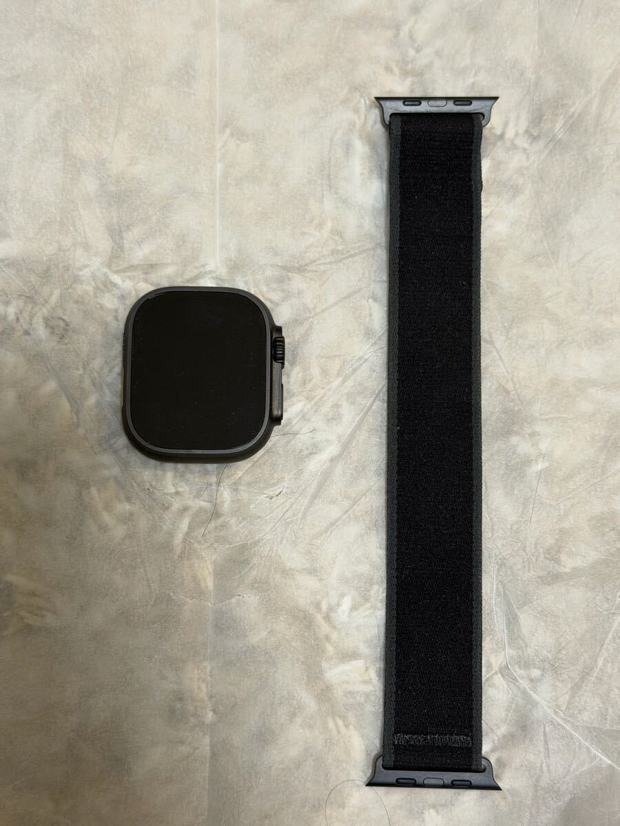 Apple Watch Ultra 2 GPS＋Cellularモデル 49mm ブラックチタニウムケースとブラックオーシャンバンド MX4P3J/A Ultra2_画像3