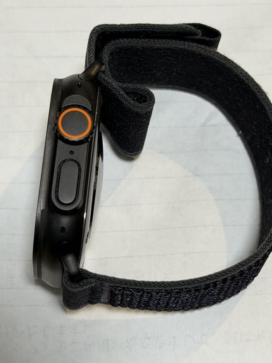 Apple Watch Ultra 2 GPS＋Cellularモデル 49mm ブラックチタニウムケースとブラックオーシャンバンド MX4P3J/A Ultra2_画像5