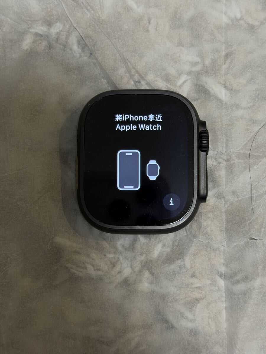 Apple Watch Ultra 2 GPS＋Cellularモデル 49mm ブラックチタニウムケースとブラックオーシャンバンド MX4P3J/A Ultra2_画像1