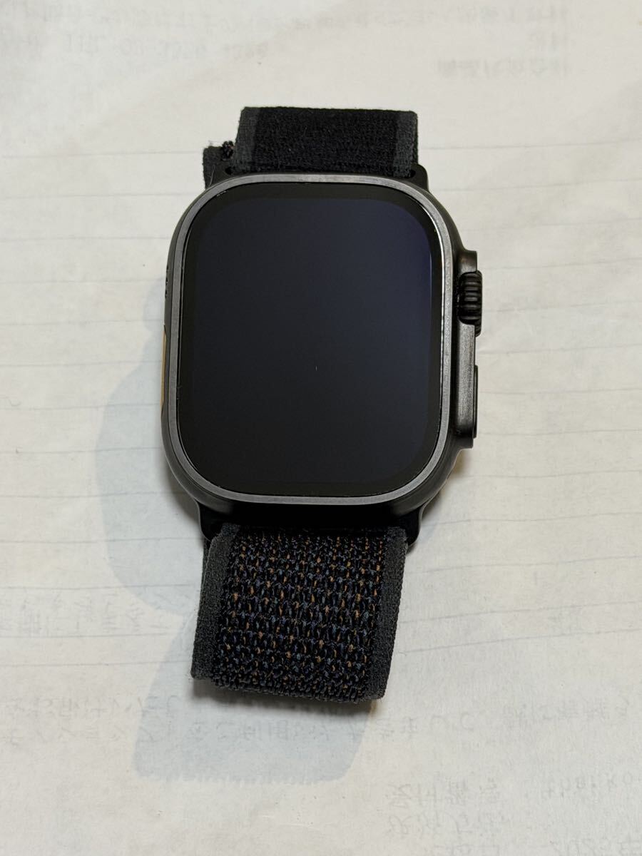 Apple Watch Ultra 2 GPS＋Cellularモデル 49mm ブラックチタニウムケースとブラックオーシャンバンド MX4P3J/A Ultra2_画像6