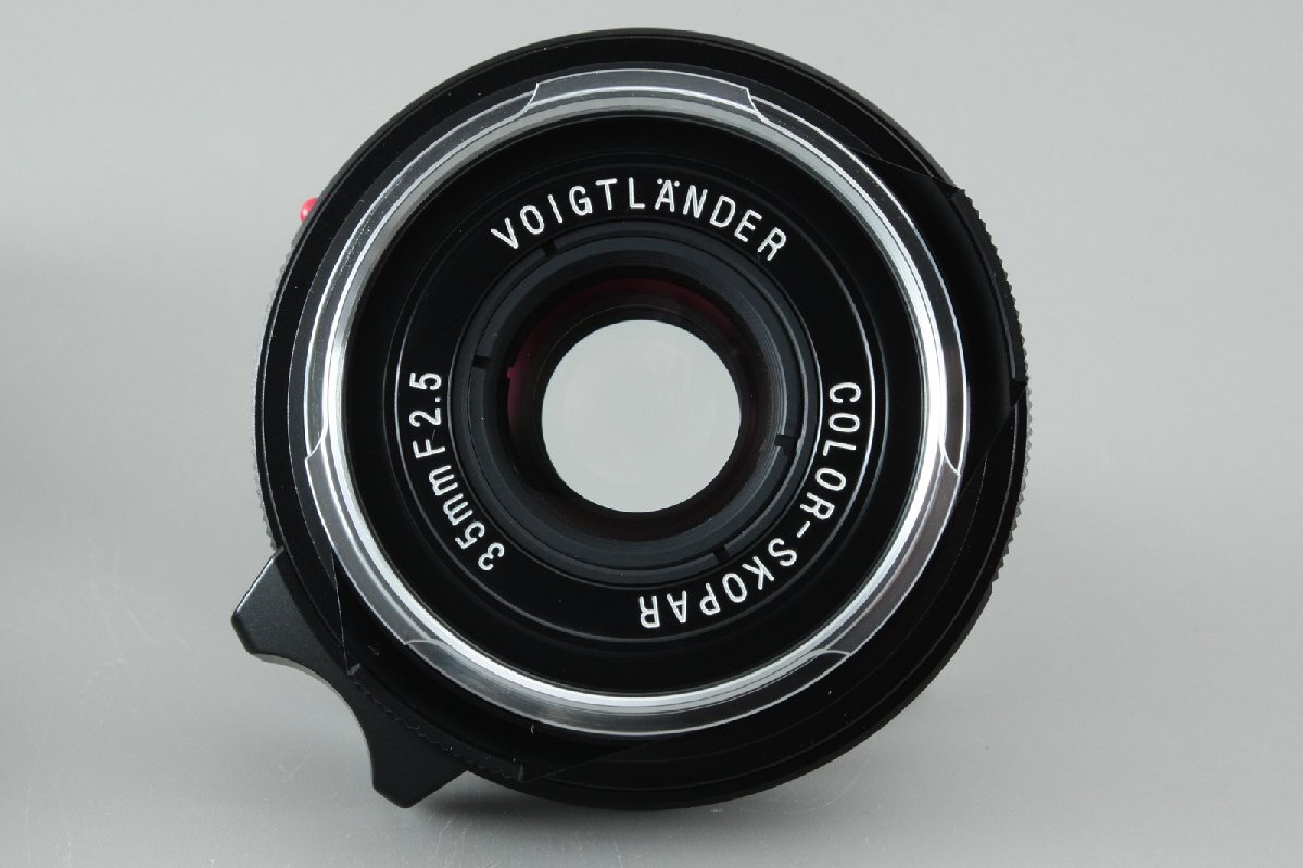 ◆元箱付き◆フォクトレンダー VOIGTLANDER COLOR-SKOPAR 35mm F2.5 P II VM + レンズフード #12170_画像7