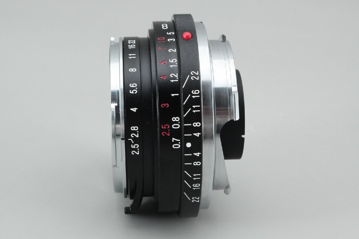 ◆元箱付き◆フォクトレンダー VOIGTLANDER COLOR-SKOPAR 35mm F2.5 P II VM + レンズフード #12170_画像5