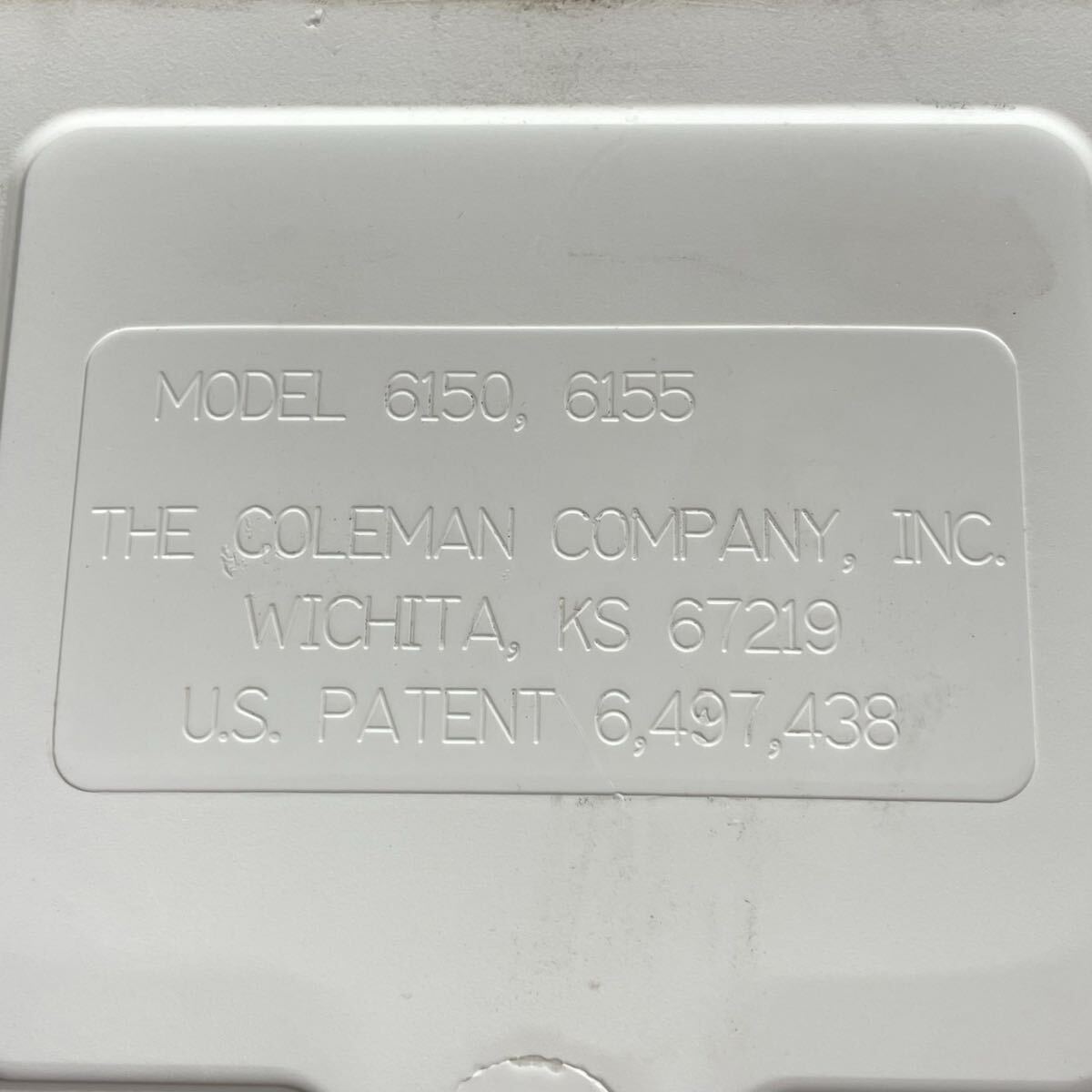 EJK54 Coleman コールマン スチールベルトクーラー 6150 6155 クーラーボックス キャンプ アウトドア レッド 54QT 14年 _画像10