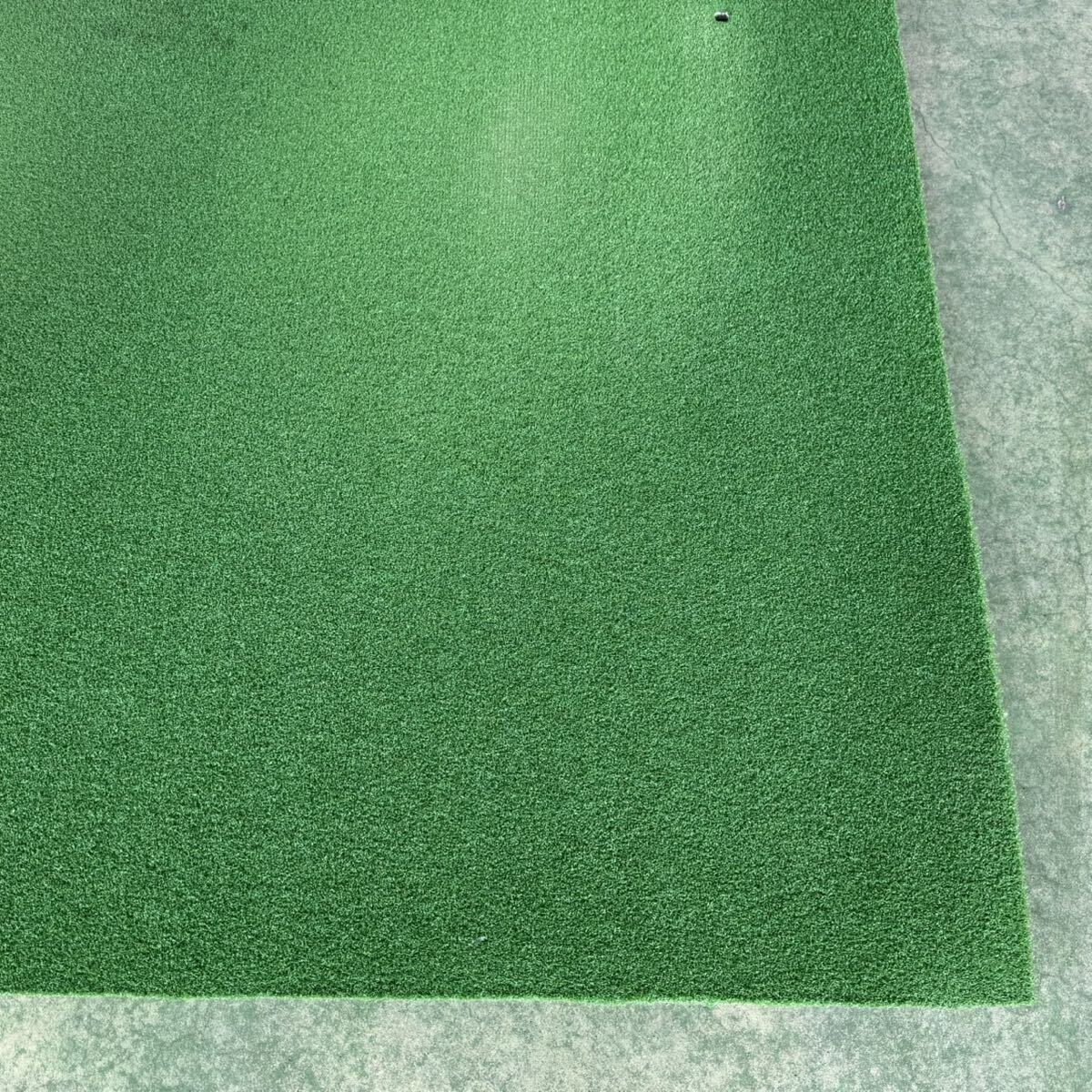 EKK3 ゴルフ練習用マット 1500×1500 人工芝 業務用 プロ用 ゴルフマット スタンスマット 業務用マット 高品質 中古 ショットマット_画像5