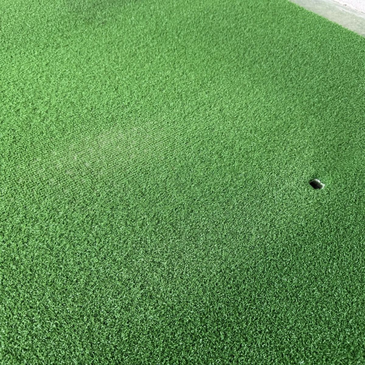 EKK3 ゴルフ練習用マット 1500×1500 人工芝 業務用 プロ用 ゴルフマット スタンスマット 業務用マット 高品質 中古 ショットマット_画像6