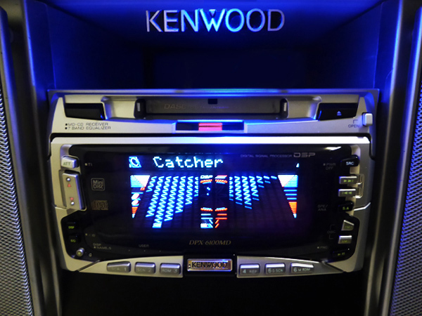 ＫＥＮＷＯＯＤ ＤＰＸ-6100ＭＤ ★スペアナ・ＤＳＰ・グライコ！★各機関メンテ済み！★ＡＵＸ再生・ＯＫ！ _画像3