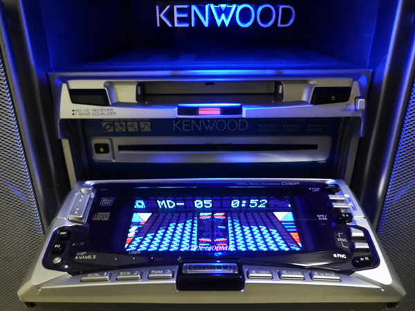 ＫＥＮＷＯＯＤ ＤＰＸ-6100ＭＤ ★スペアナ・ＤＳＰ・グライコ！★各機関メンテ済み！★ＡＵＸ再生・ＯＫ！ _画像4