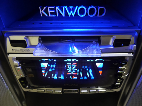 ＫＥＮＷＯＯＤ ＤＰＸ-6100ＭＤ ★スペアナ・ＤＳＰ・グライコ！★各機関メンテ済み！★ＡＵＸ再生・ＯＫ！ _画像5