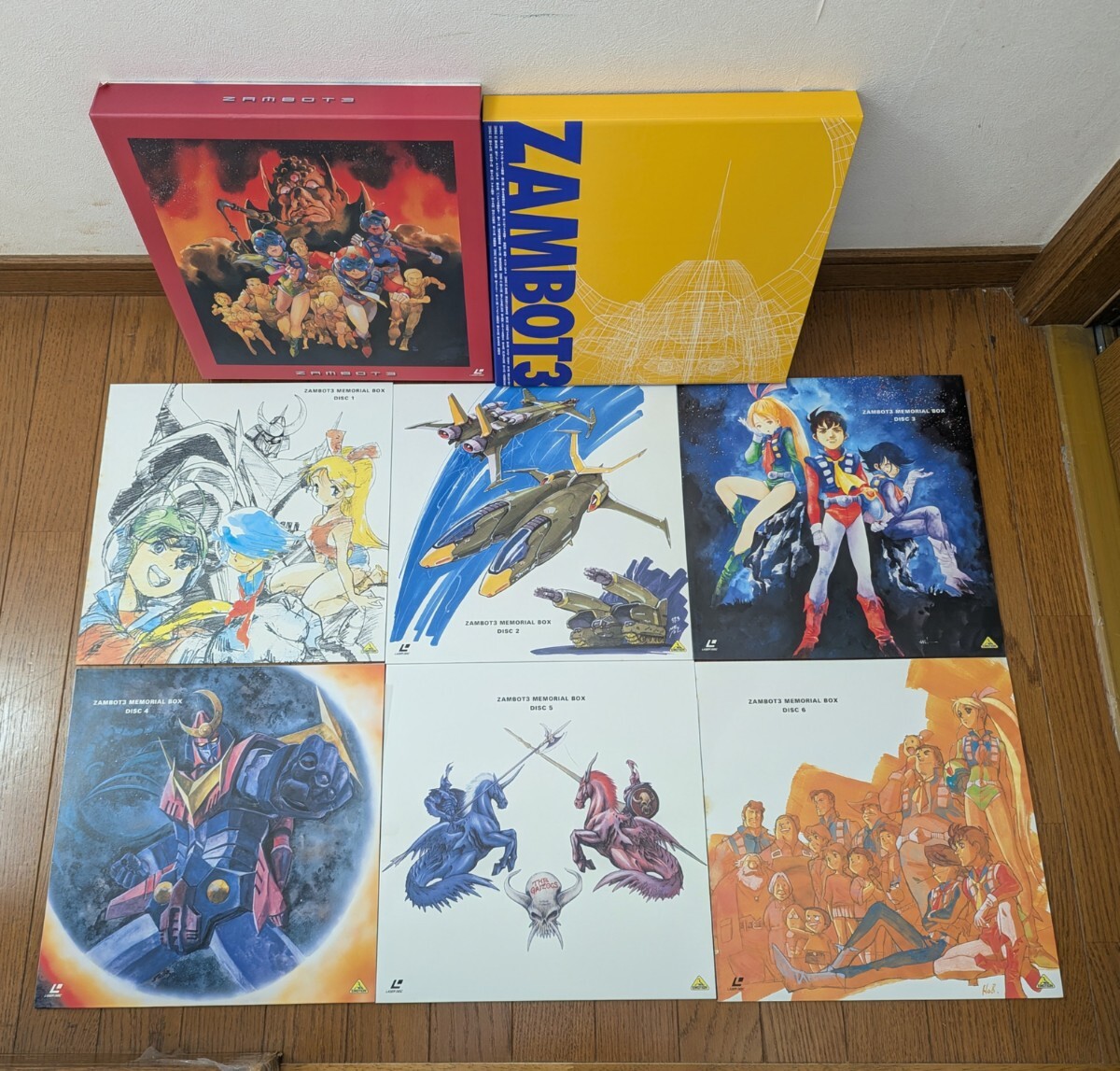 < документ . внизу .. жакет . максимально высокий!>#[ Muteki Choujin Zambot 3 BOX ] лазерный диск #1128-LD2374