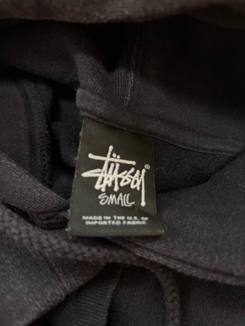 Stussy ステューシー　パーカー・紺・サイズS_画像4