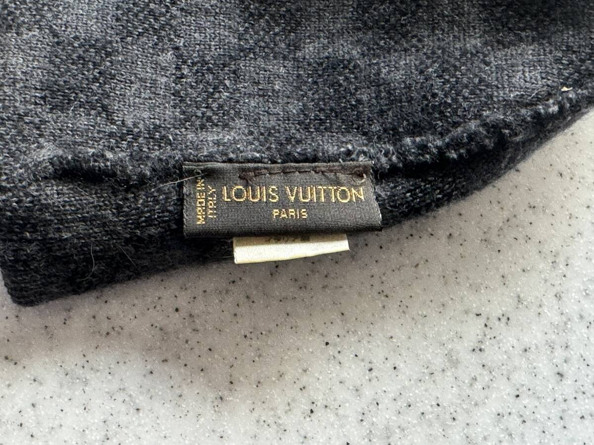 *LOUIS VUITTON Louis Vuitton * вязаная шапка * Damier *gla Fit * стандартный товар *USED товар *