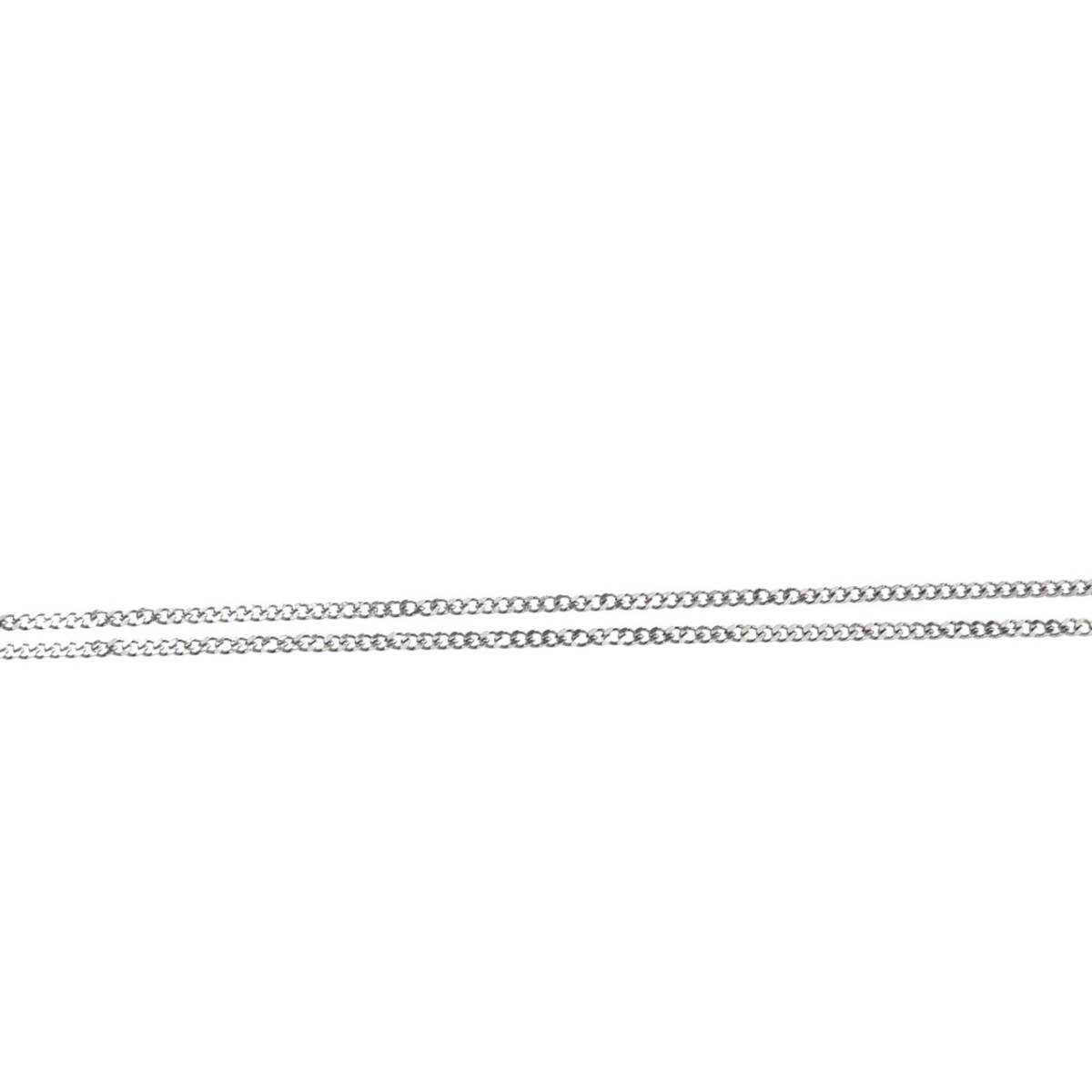 1 иен старт прекрасный товар CHANEL Chanel стразы здесь Mark колье 01P COCO CC серебряный подвеска аксессуары женский