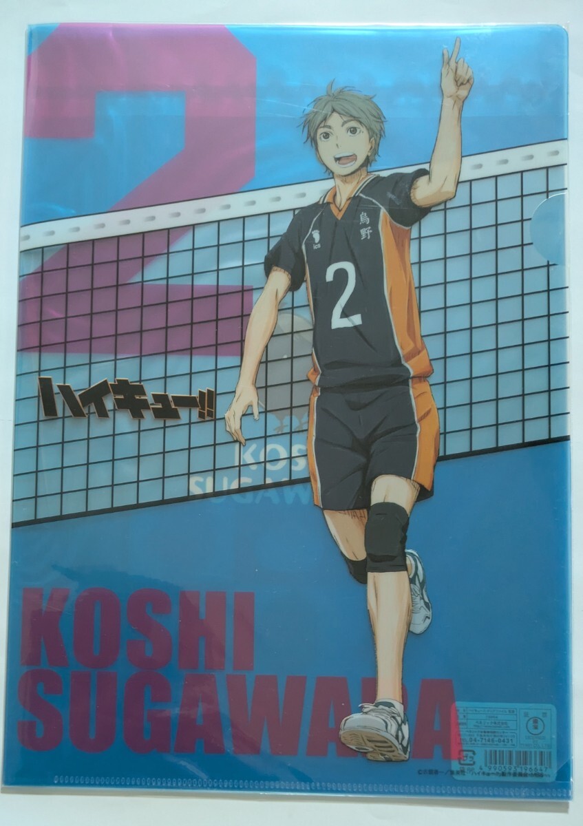  Jump магазин ограничение * Haikyu!!!!*A4 прозрачный файл 2 шт. комплект *... главный /hina стекло 