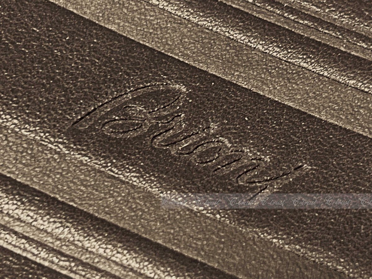 L646.. Brioni Brioni паспорт кейс PASSPORT держатель футляр для карточек кожа Logo Италия производства * 2014 COFFEE