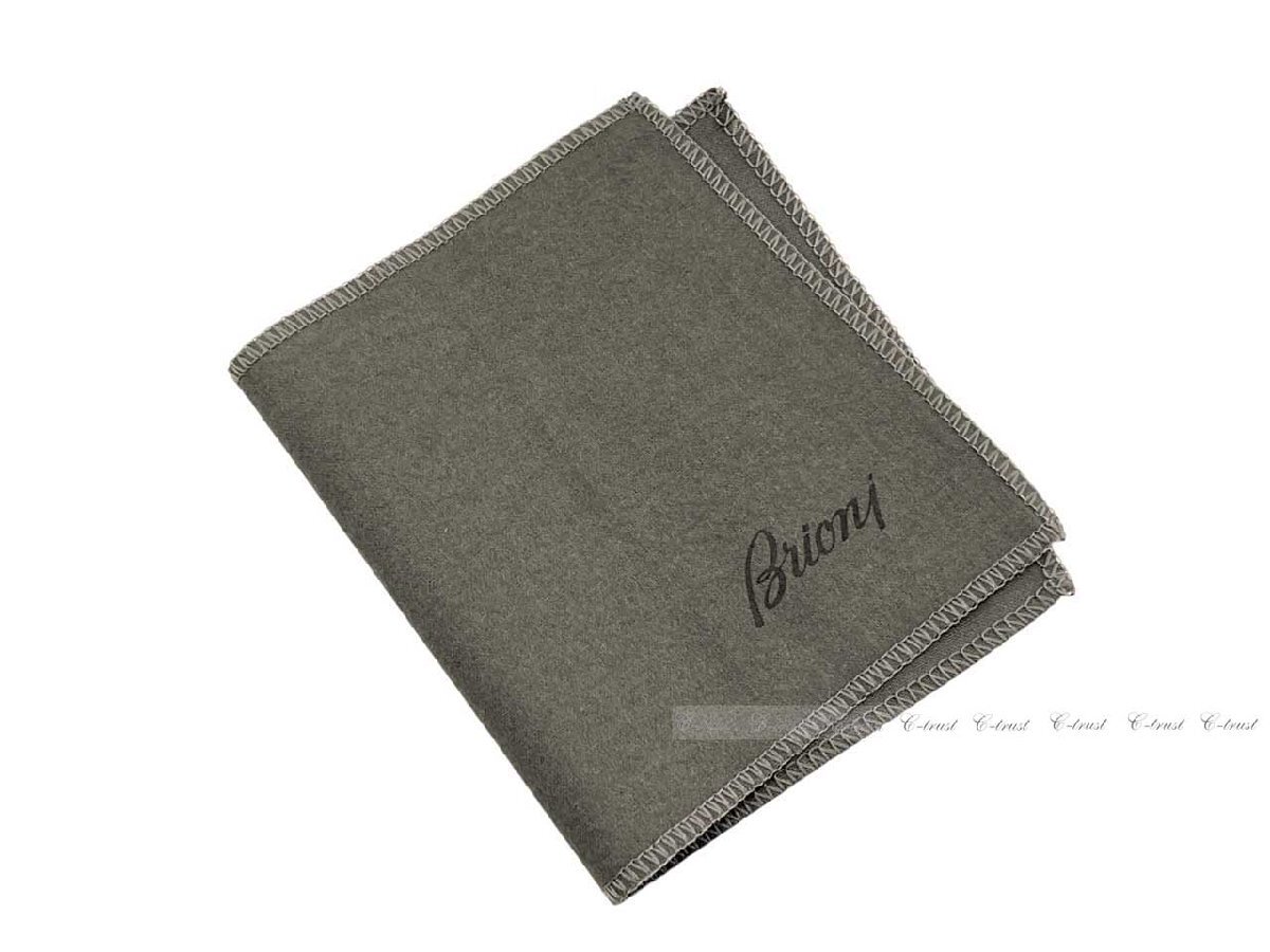 L646.. Brioni Brioni паспорт кейс PASSPORT держатель футляр для карточек кожа Logo Италия производства * 2014 COFFEE