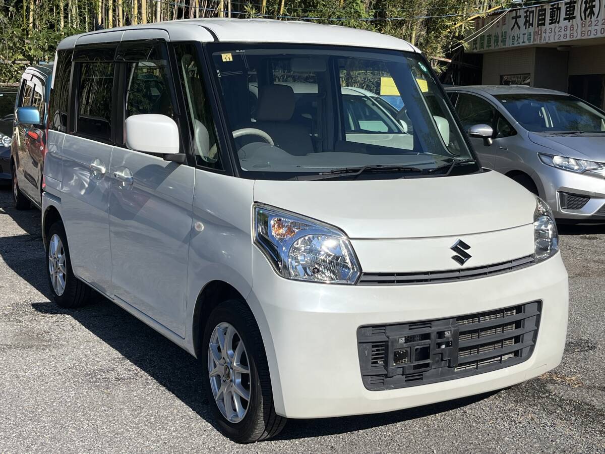 ☆26年スペーシア・X 4WD☆乗り出し総額36.5万円☆実走行7.4万km☆左パワスラ☆スマートキー☆社外ナビ☆地デジTV☆Bluetooth☆社外アルミ_画像3