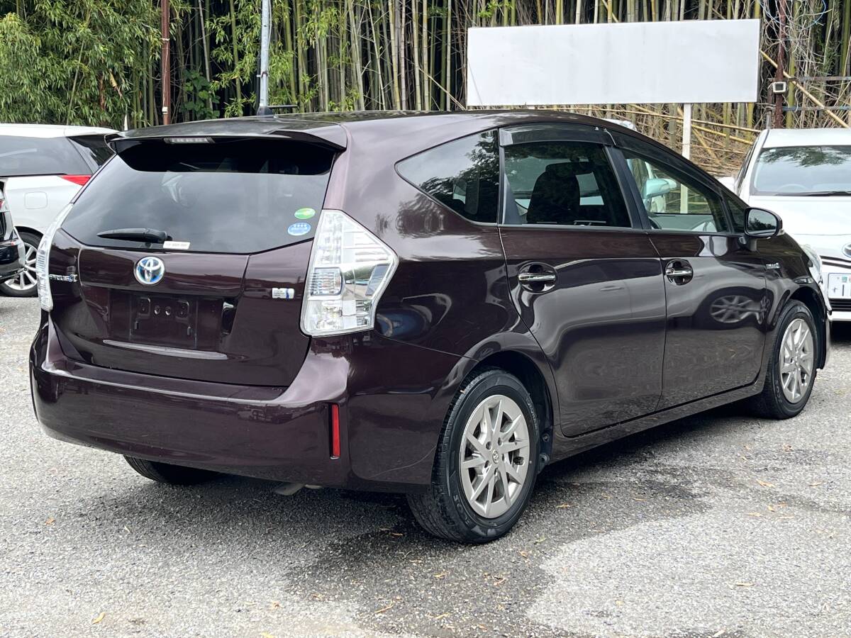 ☆26年プリウスα・Sチューンブラック☆乗り出し総額61万円☆実走行9.7万km☆LEDライト☆ナビ☆地デジTV☆バックカメラ☆スマートキー×2_画像4