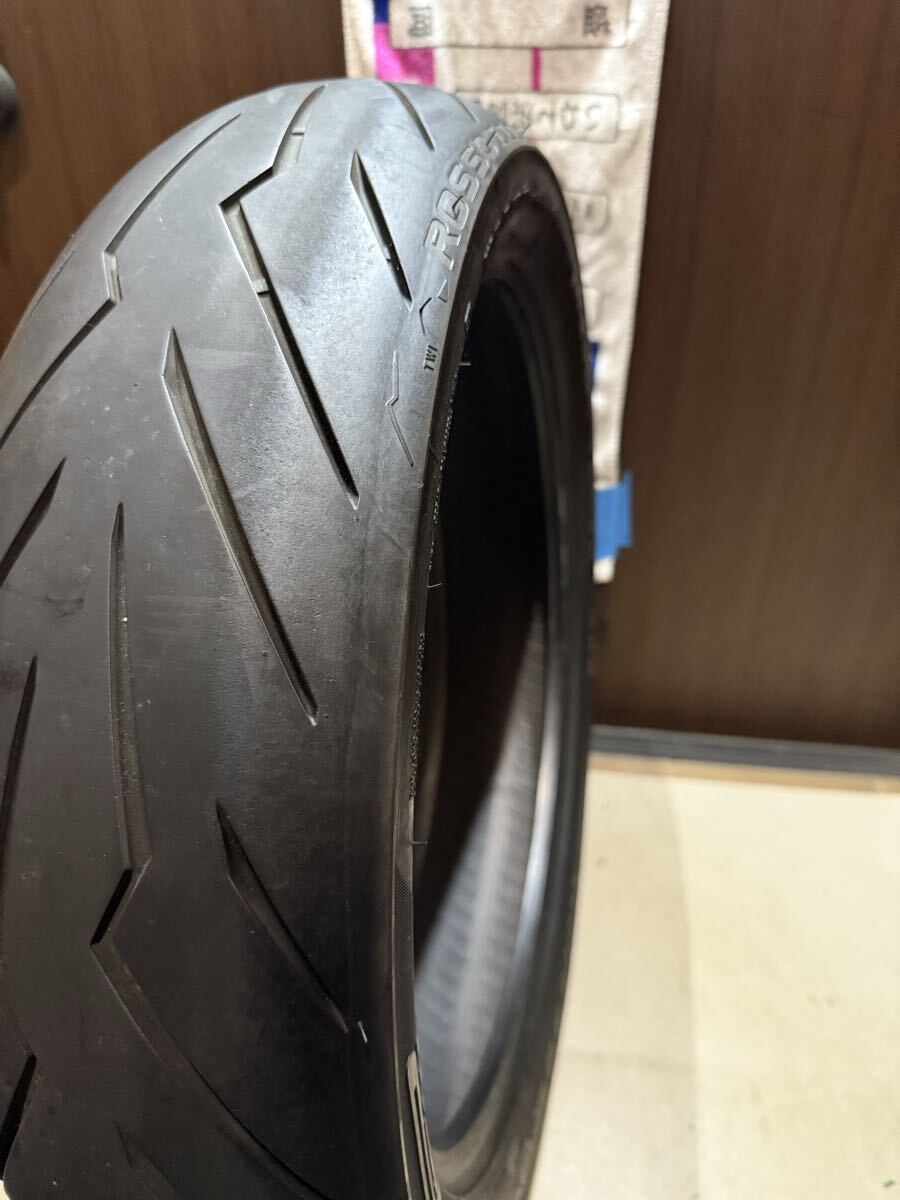 中古MCタイヤ PIRELLI DIABLO ROSSOⅢ 140/70R17 ピレリ ディアブロ ロッソ3 140 70 17 2921 A4011_画像6