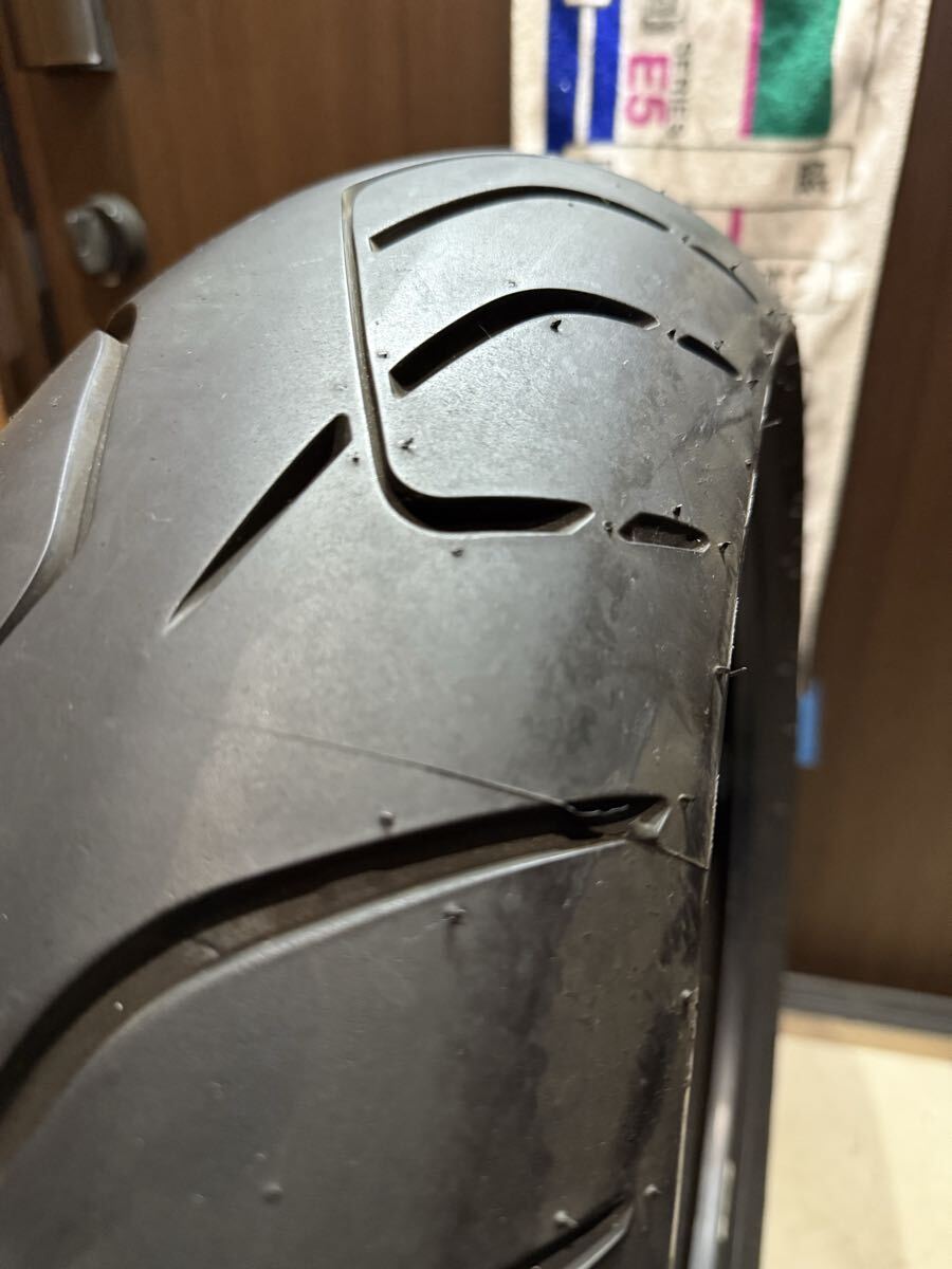 中古MCタイヤ バリ山 DUNLOP SPORTMAX ROADSMARTⅢ 180/55ZR17 ダンロップ スポーツマックス ロードスマート3 180 55 17 2520 A4016_画像4