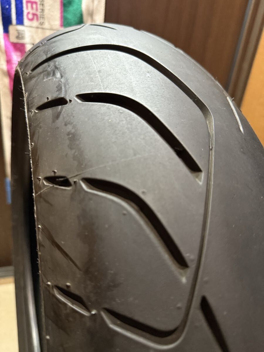 中古MCタイヤ バリ山 DUNLOP SPORTMAX ROADSMARTⅢ 180/55ZR17 ダンロップ スポーツマックス ロードスマート3 180 55 17 2520 A4016_画像5