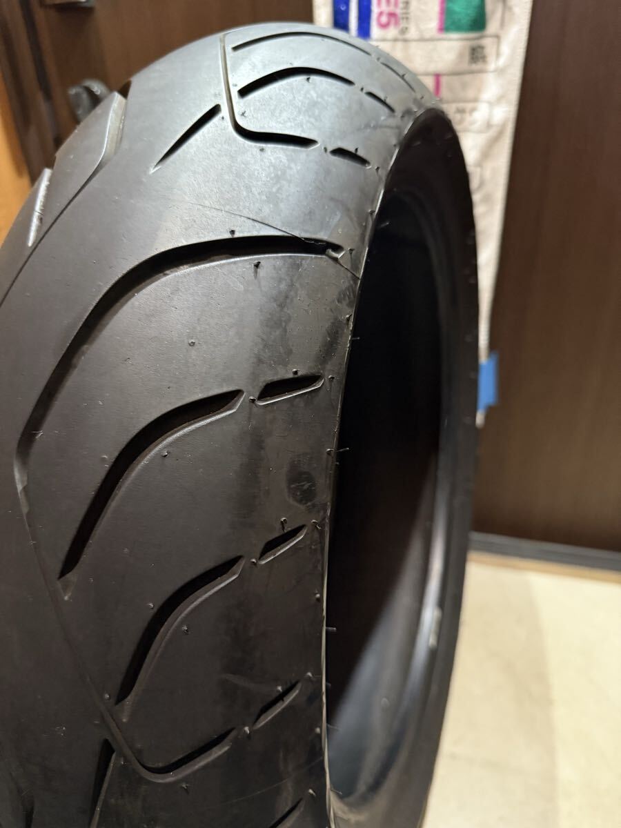 中古MCタイヤ バリ山 DUNLOP SPORTMAX ROADSMARTⅢ 180/55ZR17 ダンロップ スポーツマックス ロードスマート3 180 55 17 2520 A4016_画像6