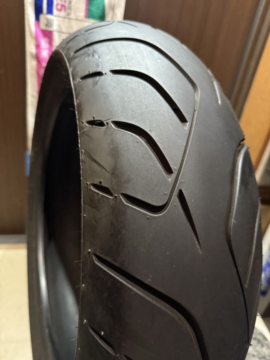 中古MCタイヤ バリ山 DUNLOP SPORTMAX ROADSMARTⅢ 180/55ZR17 ダンロップ スポーツマックス ロードスマート3 180 55 17 2520 A4016_画像7
