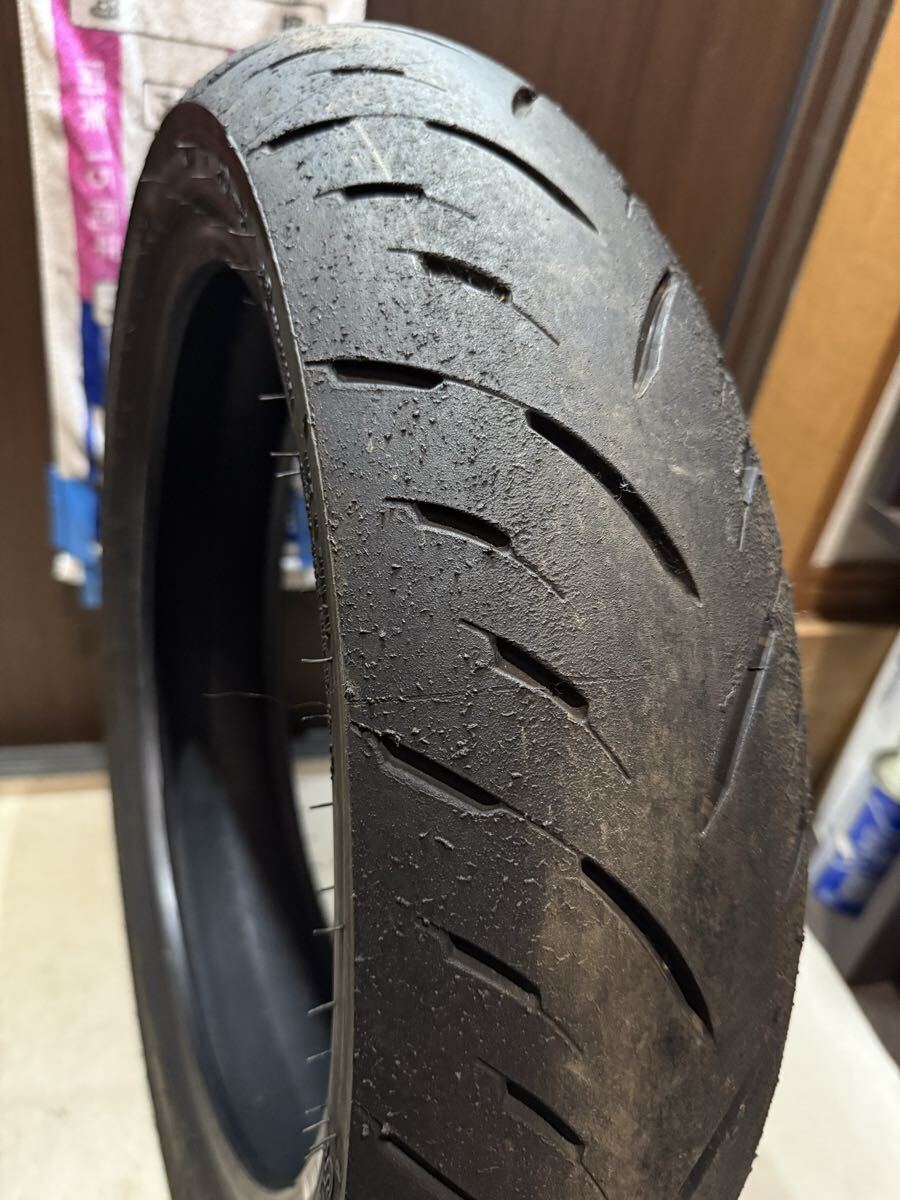 中古MCタイヤ 2022年製造 DUNLOP SPORTMAX GPR-300 140/70R17 ダンロップ スポーツマックス 140 70 17 1922 A4017_画像7