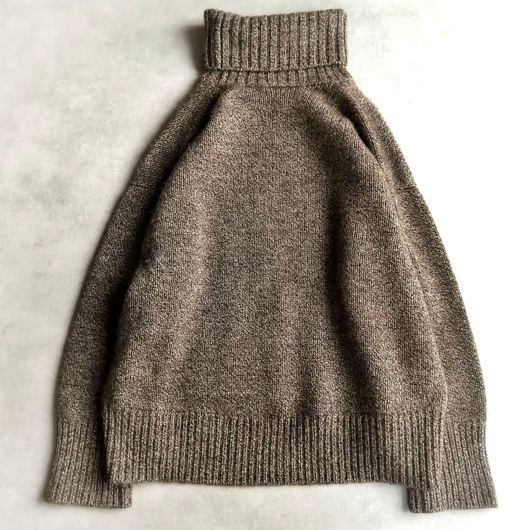 美品▲定価4.4万▲GALERIE VIE/ヤクキャメル ハイネックプルオーバー_画像7