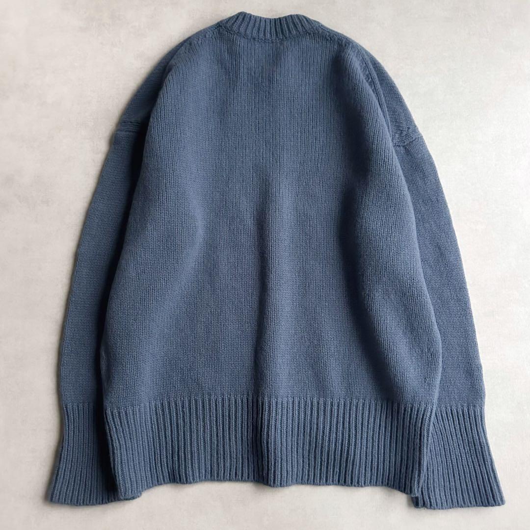 美品▲GALERIE VIE //ファインウールクルーネックプルオーバー_画像7