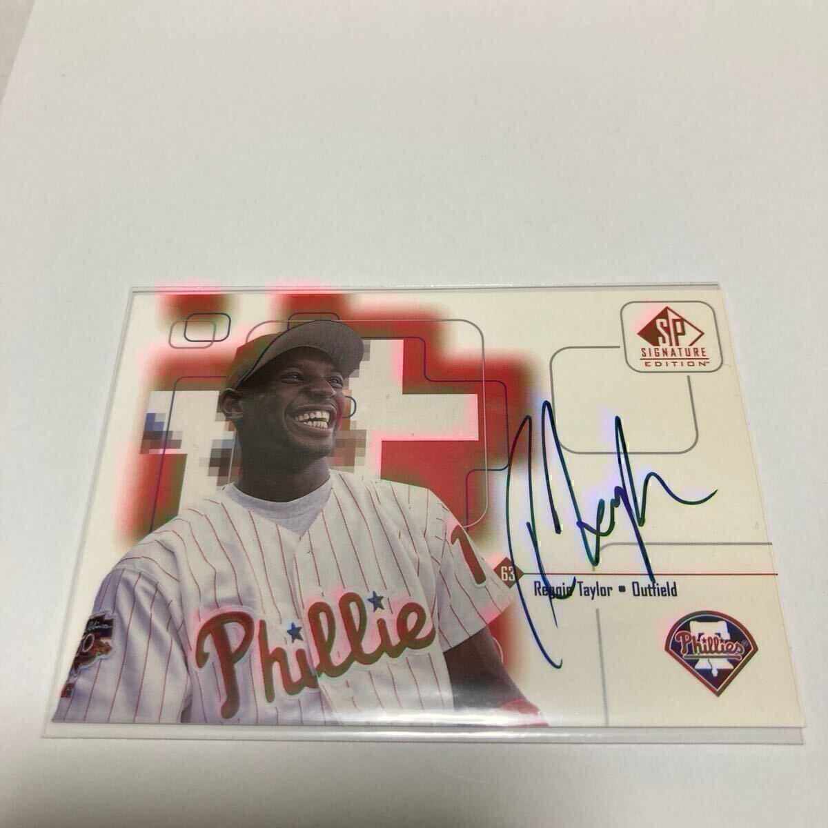 [reji-* Taylor ] автограф автограф карта 1999 UPPER DECK AUTO SP SIGNATURE EDITION AUTOGRAPH # поиск TOPPS Reggie Taylor