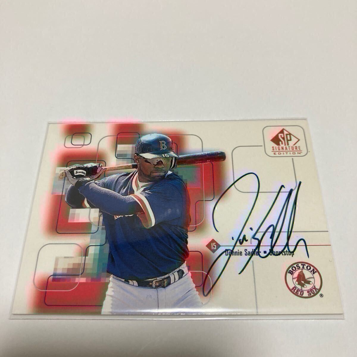 [DONNIE SADLER] автограф автограф карта 1999 UPPER DECK AUTO SP SIGNATURE EDITION AUTOGRAPH # поиск TOPPS