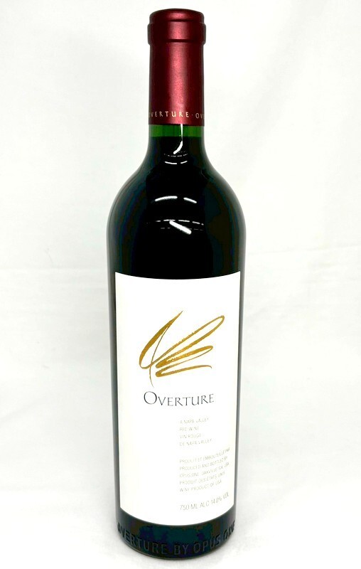 1000円スタート ワイン OVERTURE オーバーチュア Opus One オーパス ワン セカンドワイン 750ml 14% 果実酒 赤ワイン 未開栓 11AA15の画像1