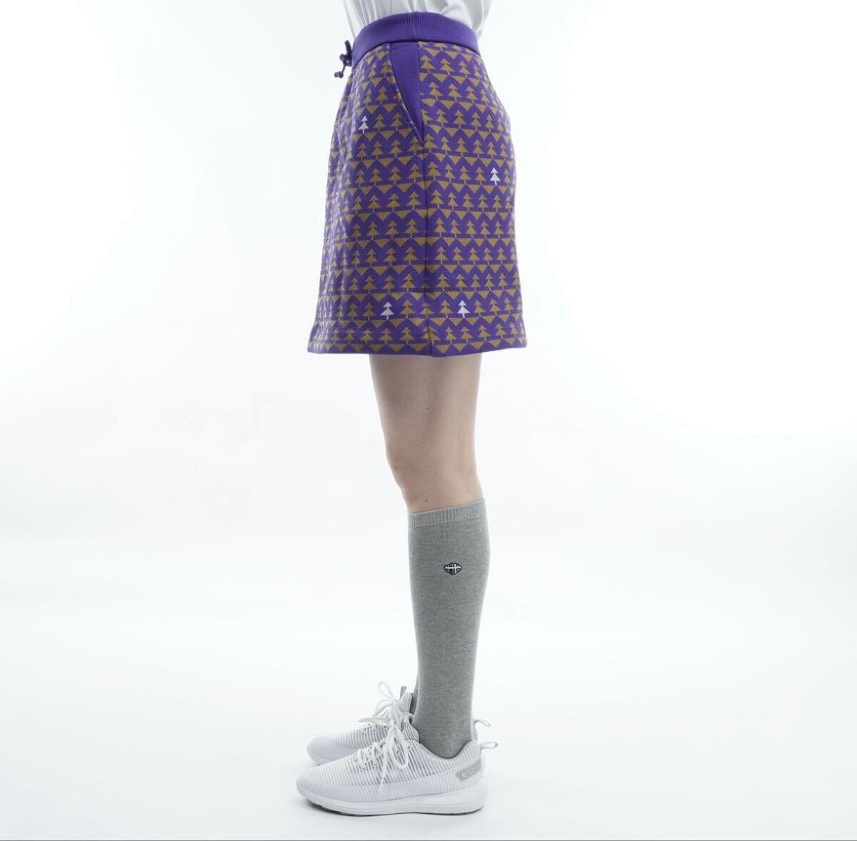 新品未使用 SSサイズ ジャックバニー Jack Bunny!!Wジャガードスカート レディス ゴルフウェア サイズ0_画像6