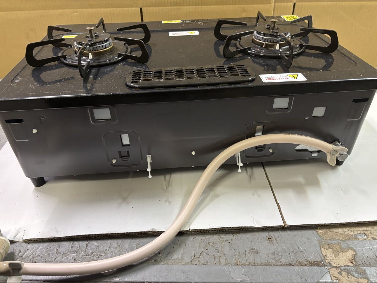 Paloma ガステーブル ガスコンロ IC-S89BM-L 都市ガス用 パロマ 2口ガスコンロ 左強火 グリル_画像7