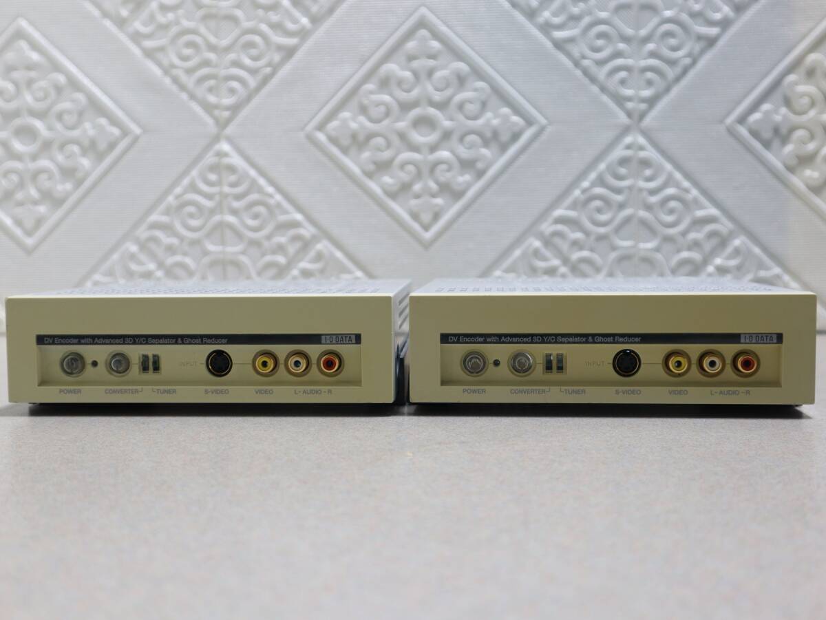 A1357 P【2台セット】I-O DATA GV-1394TV/M2 IEEE1394/FireWire Mac対応 DVエンコーダ搭載 TVチューナ・キャプチャ 本体のみ 中古品_画像1