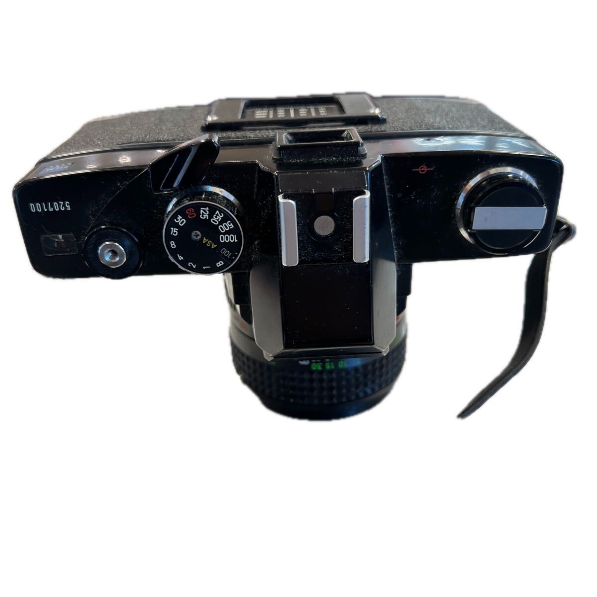 ミノルタ MINOLTA SR505 一眼レフ 35mm フィルムカメラ ブラック 黒 + MC ROKKOR-PG 50mm f/1.4 フィルムカメラ_画像5