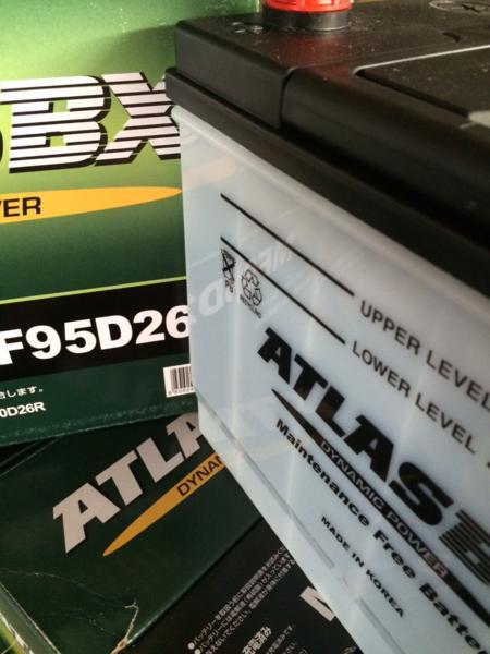 95D26L■送料込(沖縄/離島不可)■95D26L■■16時まで当日発送■新品正規品■ATLAS 95D26L ■互換品番 65D26L 75D26L 80D26L 85D26L 90D_画像1
