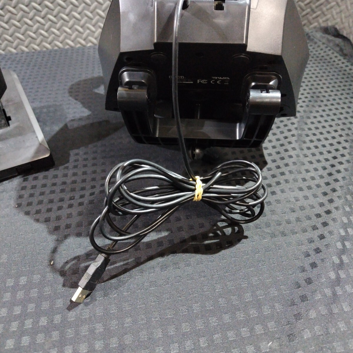 HORI ハンコン PS4-052 RWA レーシングホイールエイペックス for PS3 PS4 PC 対応 ホリ ステアリング コントローラー ペダルセット 動作品_画像6