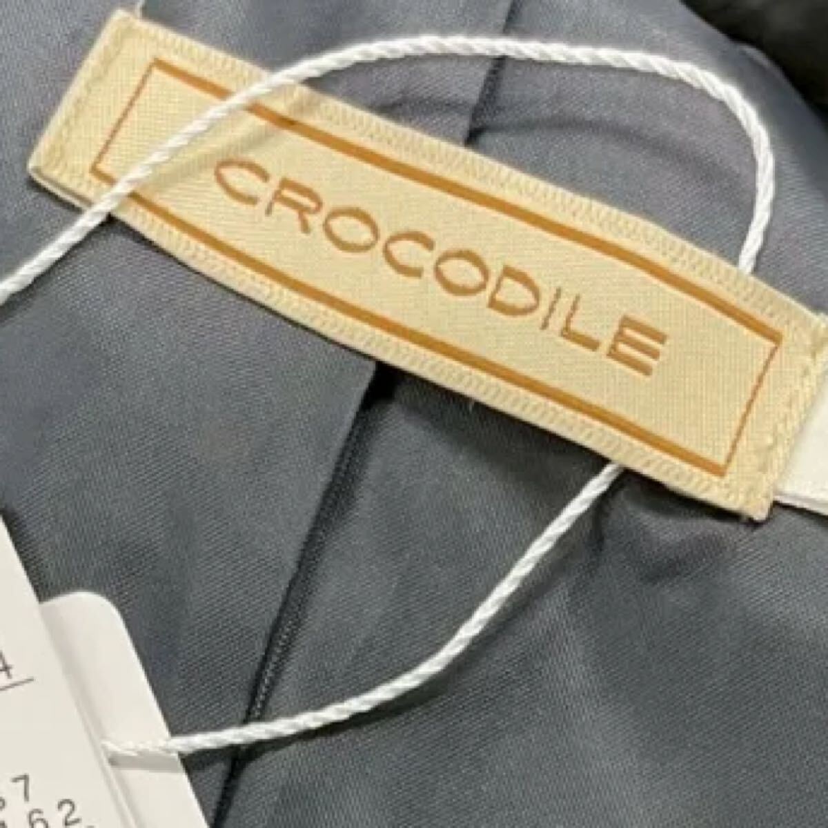 Crocodile ダウン風ジャケット 軽量 中綿 ロング丈 アウター 黒 LL ブラック クロコダイル_画像10