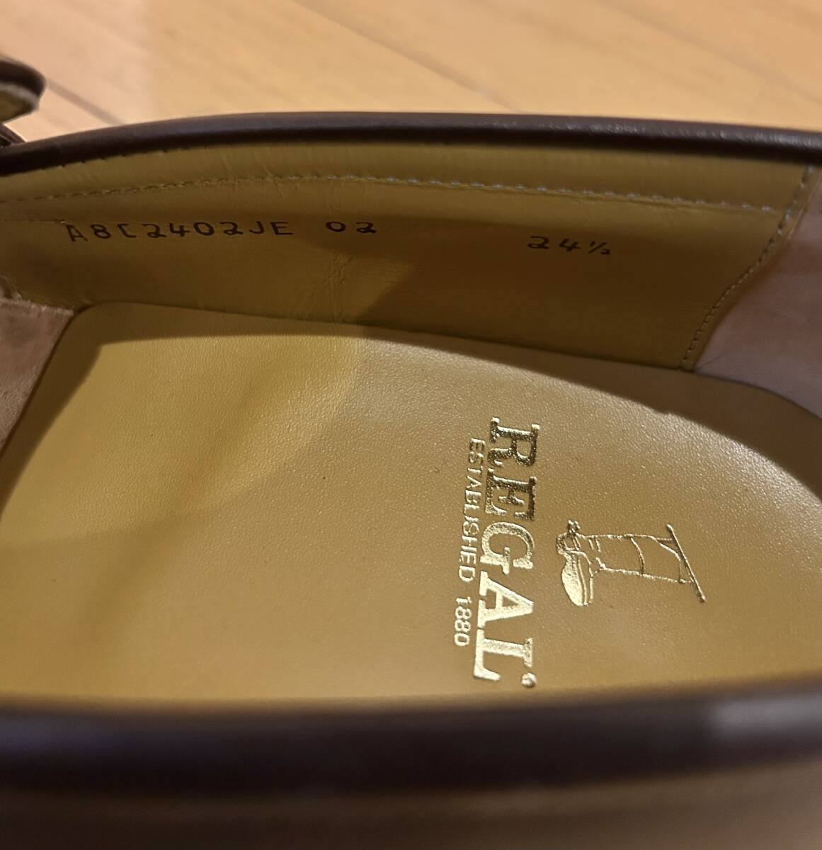 リーガル　ローファー　24.5 濃茶_画像9