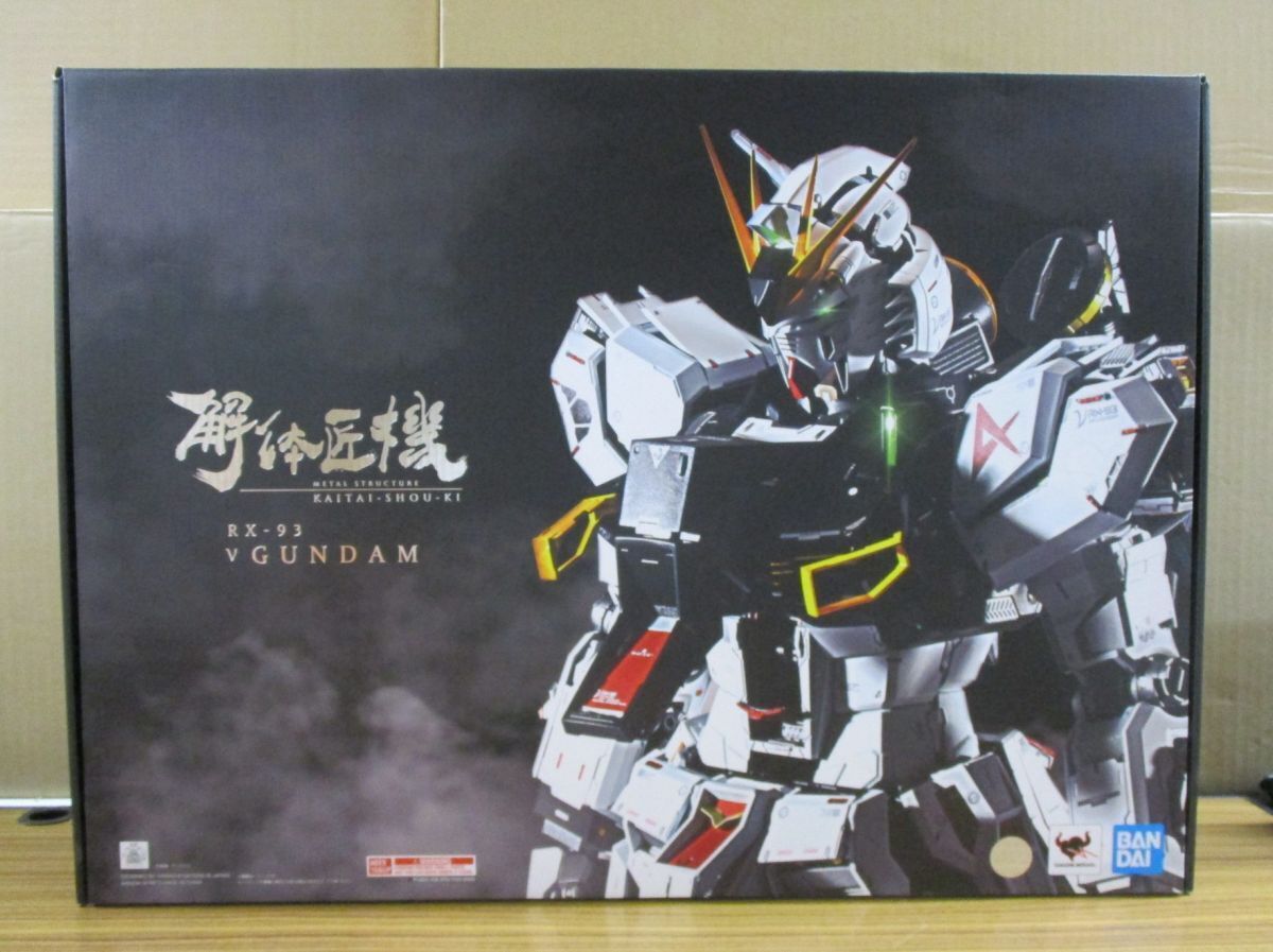 #w21【梱140】バンダイ METAL STRUCTURE 解体匠機 RX-93 νガンダム フィギュア_画像1