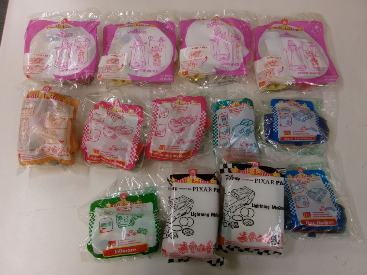 #s41[.100] McDonald's happy комплект игрушка Disney Mickey Toy Story The Cars др. суммировать 