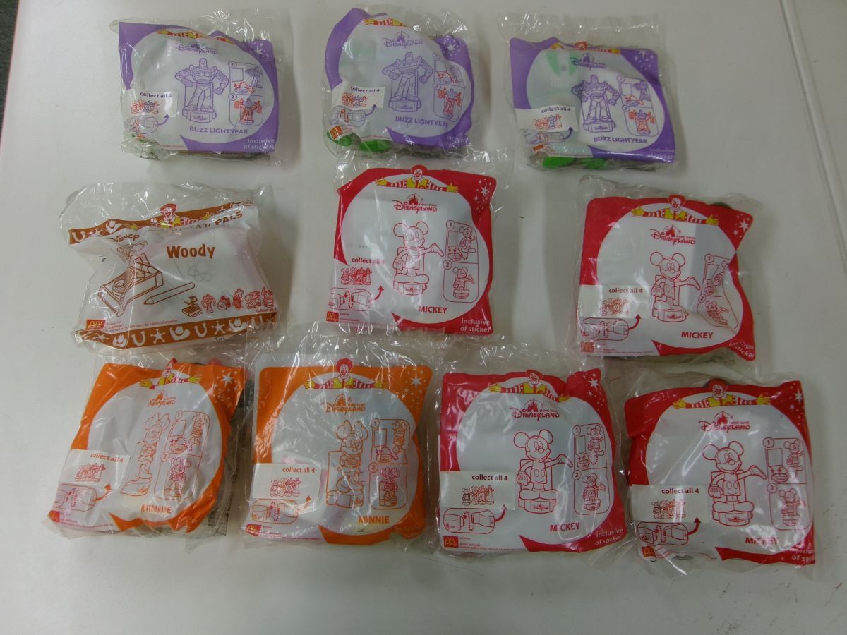#s41[.100] McDonald's happy комплект игрушка Disney Mickey Toy Story The Cars др. суммировать 